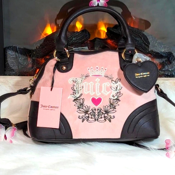 🩷Juicy Couture Pink Diamond 💎 Heritage Satchel - Picture 1 of 7